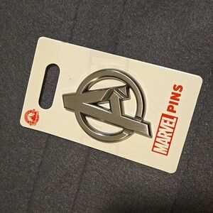 Avengers emblem pin